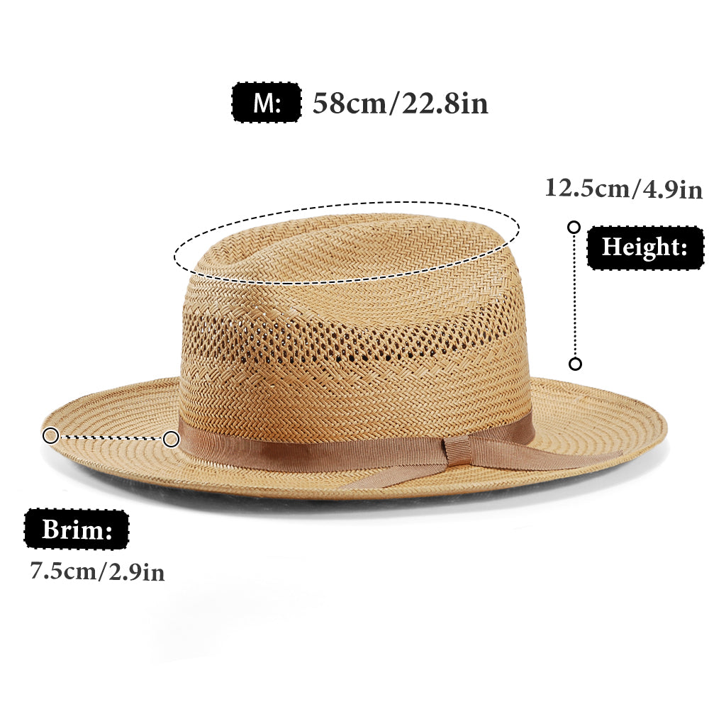 Open Road Vented Straw Cowboy Hat