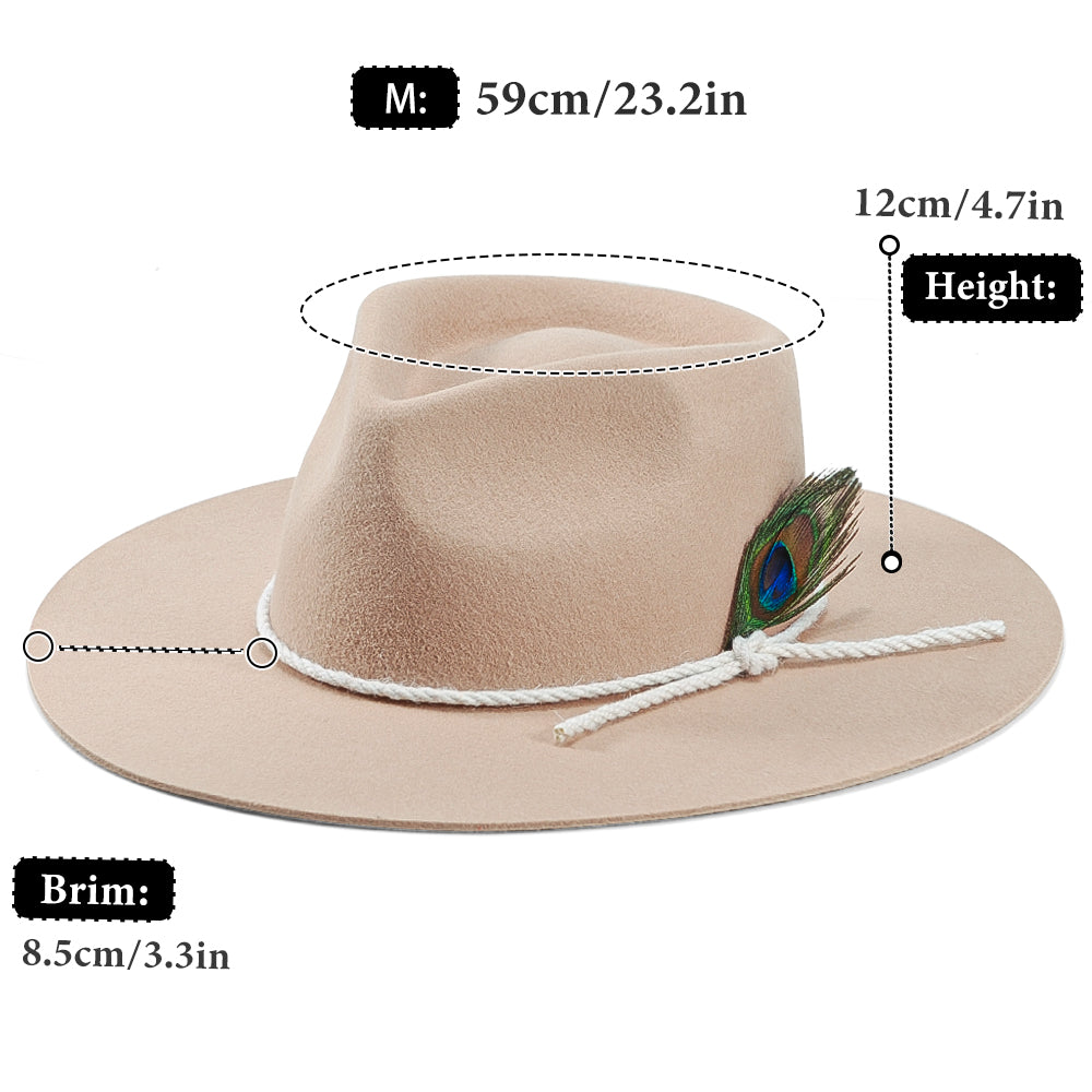 Alexander Fedora Hat - Beige