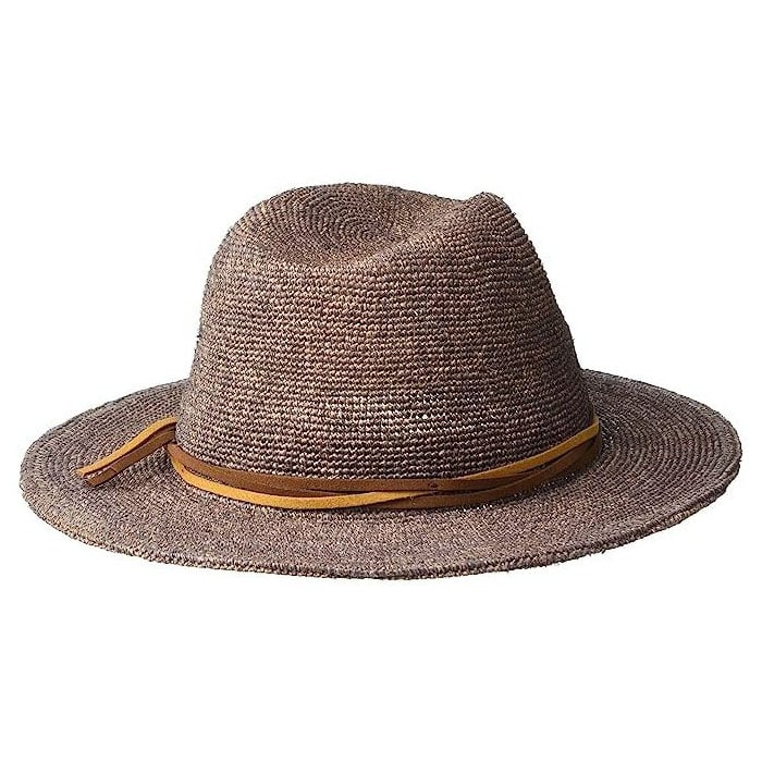 Can be rolls up for packing-Goorin Raffia Haze Fedora