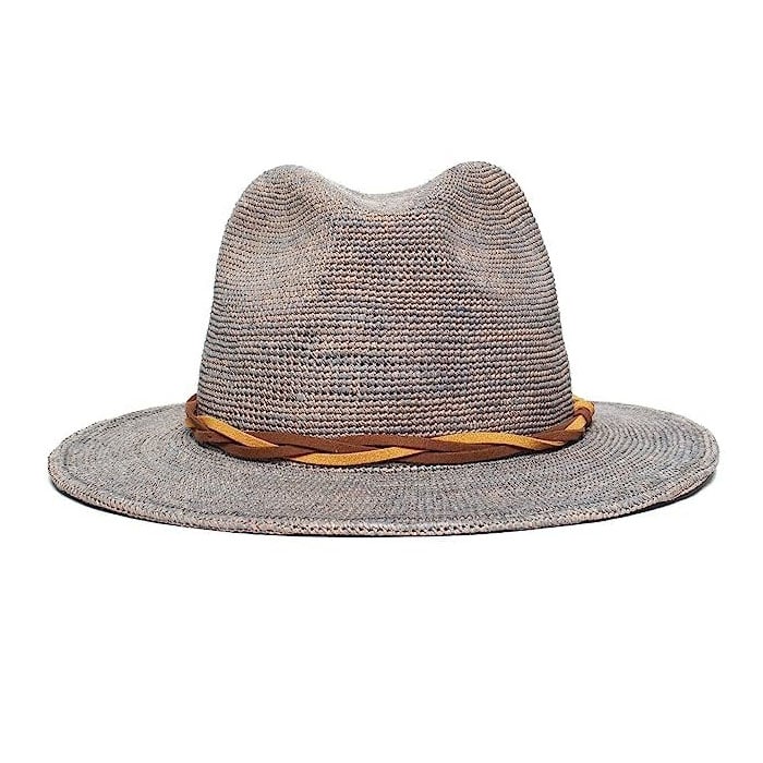 Can be rolls up for packing-Goorin Raffia Haze Fedora