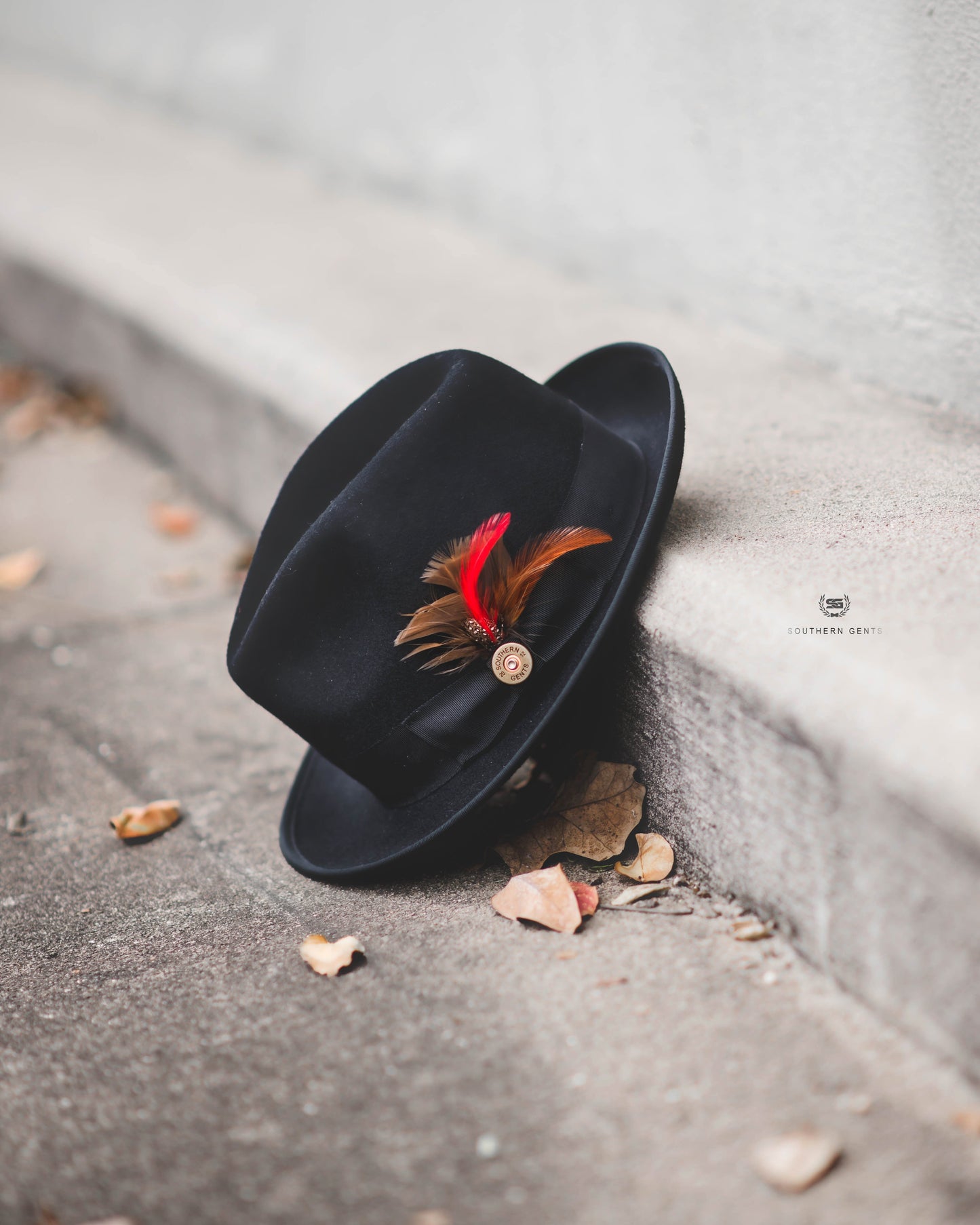 Trilby Fedora Hat – Black in