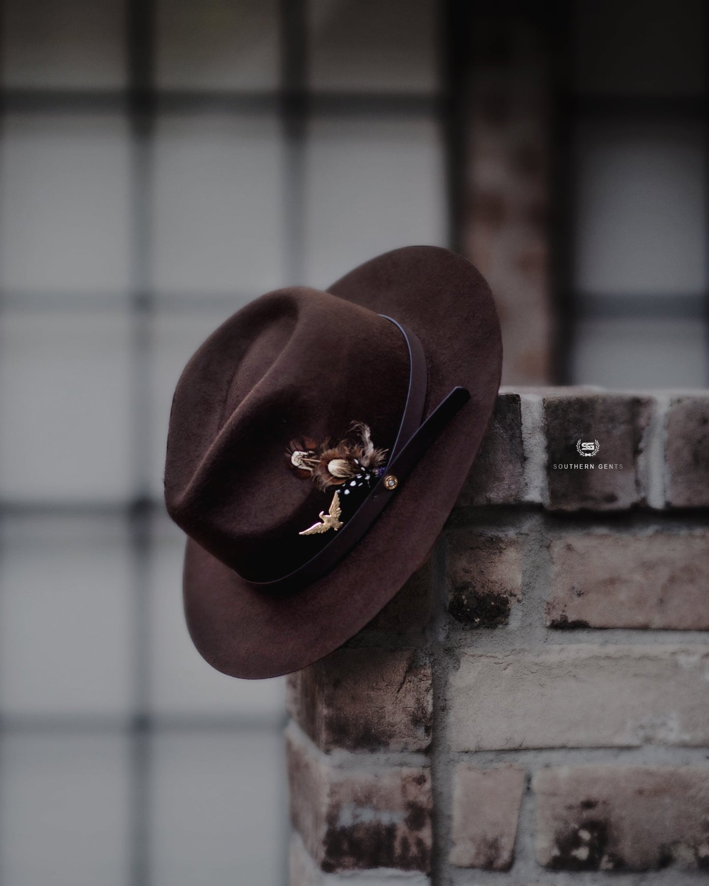 Geoffery Fedora Hat – Brown