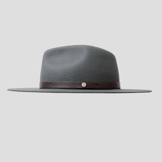 Geoffery Fedora Hat – Dark Grey