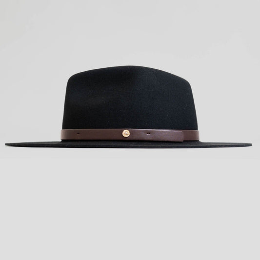 Geoffery Fedora Hat – Black