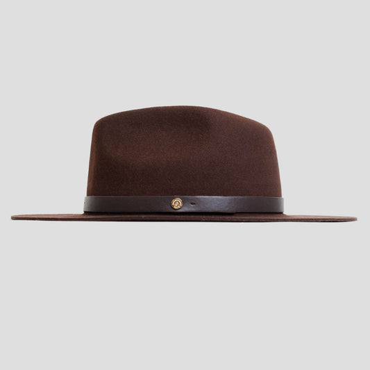 Geoffery Fedora Hat – Brown