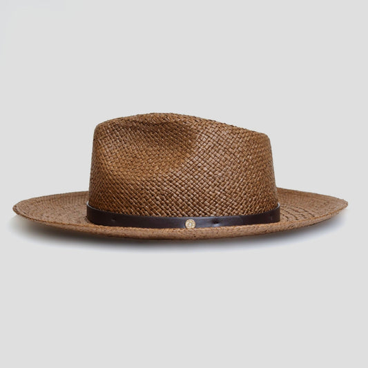 Geoffery Straw Fedora Hat – Toffee