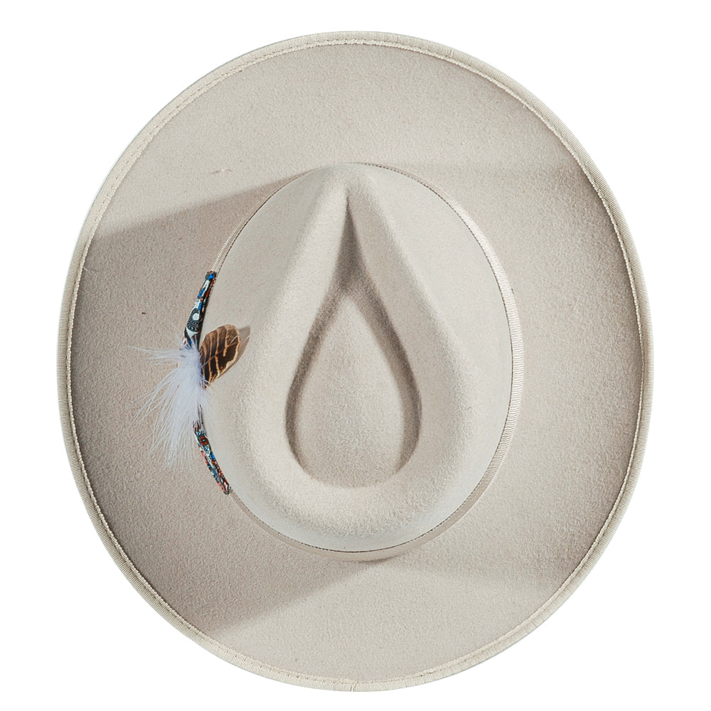 OTRHATS-Fedora-Felt-Beige-Rustic-Brim-top