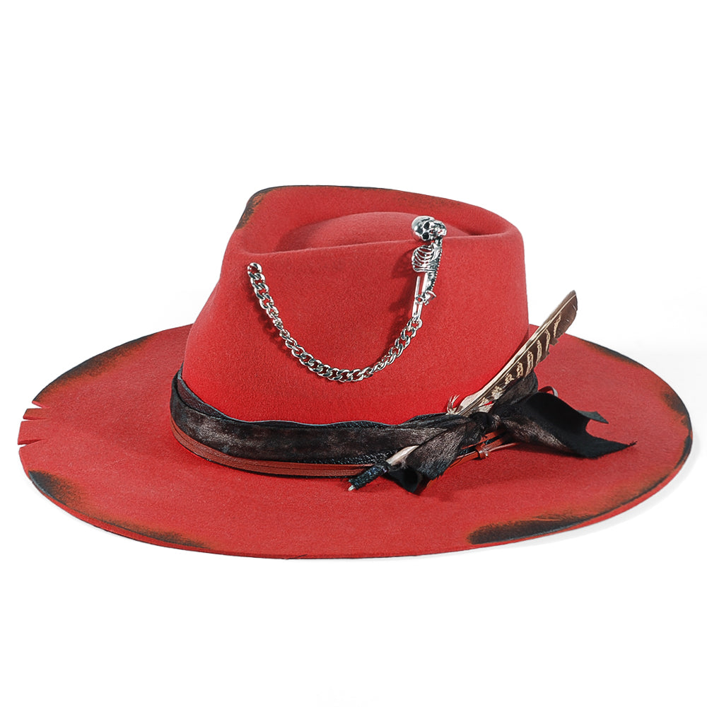 OTRHATS-Fedora-Felt-Red Stars-overall