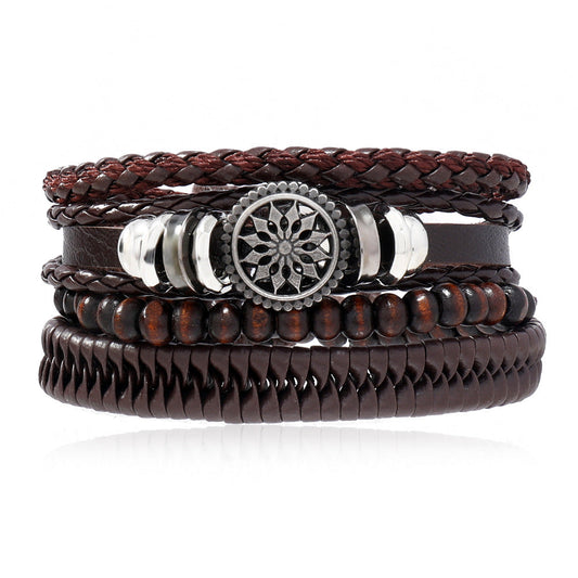 Tree of Life Vintage Leather Bracelet