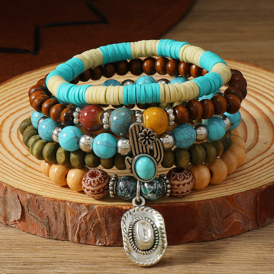 Turquoise Cowboy Hat Bracelet